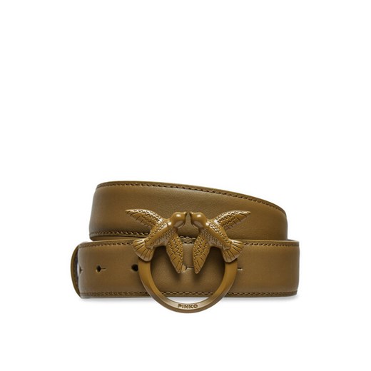 Pinko Pasek Damski Lover Berry H3 Belt AI 24-25 PLT01 100125 A1K2 Khaki ze sklepu MODIVO w kategorii Paski damskie - zdjęcie 182710592
