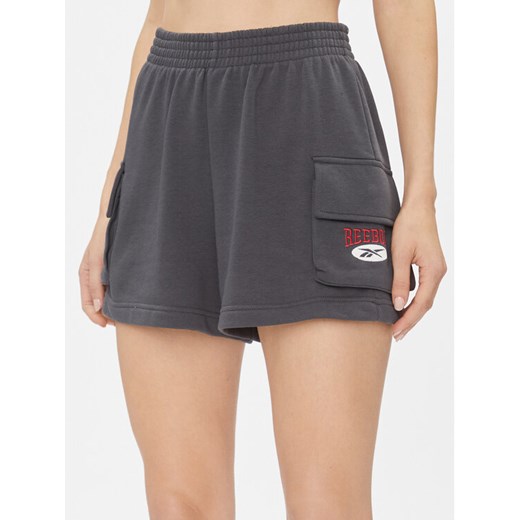 Reebok Szorty sportowe Archive Essentials IL6289 Szary Regular Fit ze sklepu MODIVO w kategorii Szorty - zdjęcie 182710602