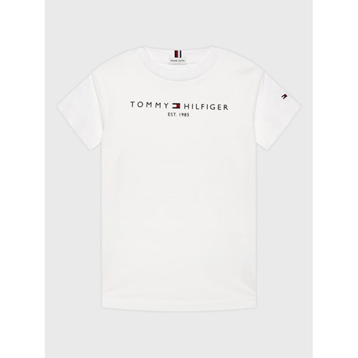 Tommy Hilfiger T-Shirt Essential KS0KS00210 M Biały Regular Fit ze sklepu MODIVO w kategorii T-shirty chłopięce - zdjęcie 182710623