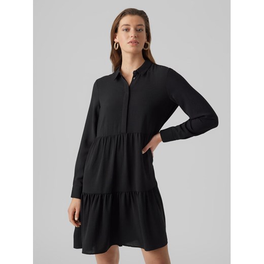 Vero Moda Sukienka codzienna Inge 10293730 Czarny Regular Fit ze sklepu MODIVO w kategorii Sukienki - zdjęcie 182710630