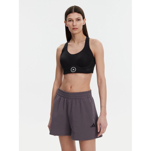 adidas by Stella McCartney Biustonosz sportowy Stella McCartney TruePace JD8407 Czarny ze sklepu MODIVO w kategorii Biustonosze - zdjęcie 182710643