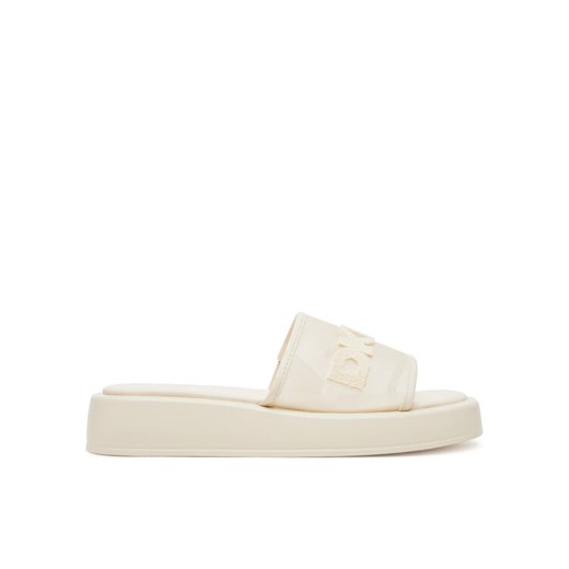 DKNY Klapki K2500541 Écru ze sklepu MODIVO w kategorii Klapki damskie - zdjęcie 182710662