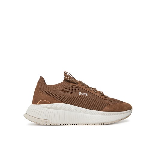 BOSS Sneakersy Ttnmevo Slon Lowkn 50536413 Écru ze sklepu MODIVO w kategorii Buty sportowe damskie - zdjęcie 182710693