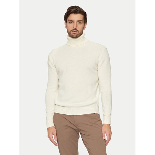 Sisley Golf 1244S200I Écru Regular Fit ze sklepu MODIVO w kategorii Swetry męskie - zdjęcie 182710703