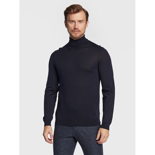 Boss Golf Musso-P 50468262 Granatowy Slim Fit ze sklepu MODIVO w kategorii Swetry męskie - zdjęcie 182710712