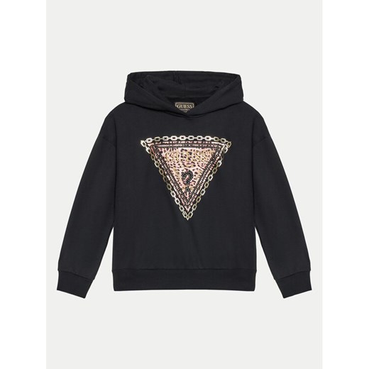 Guess Bluza J4BQ08 KAX74 Czarny Regular Fit ze sklepu MODIVO w kategorii Bluzy chłopięce - zdjęcie 182710732