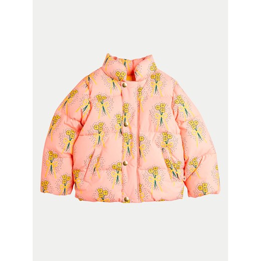 Mini Rodini Kurtka puchowa Winter Flowers Aop 2471011328 Różowy Regular Fit ze sklepu MODIVO w kategorii Kurtki dziewczęce - zdjęcie 182710742