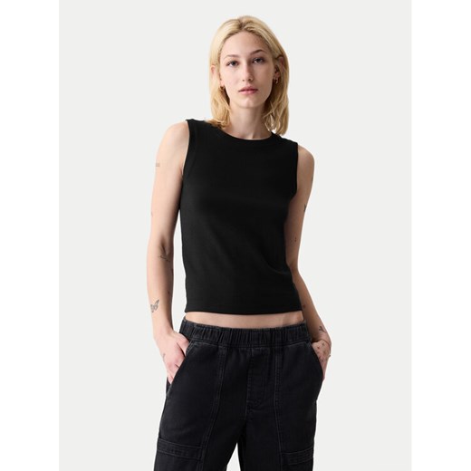Gap Top 540735-01 Czarny Slim Fit ze sklepu MODIVO w kategorii Bluzki damskie - zdjęcie 182710752