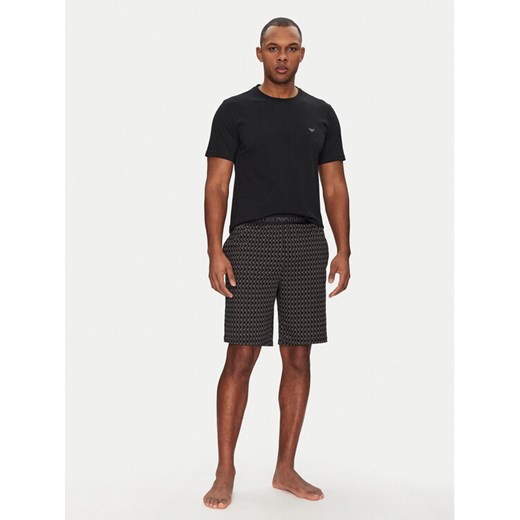 Emporio Armani Underwear Piżama EM000399 AF10801 MC049 Czarny Regular Fit ze sklepu MODIVO w kategorii Piżamy męskie - zdjęcie 182710754