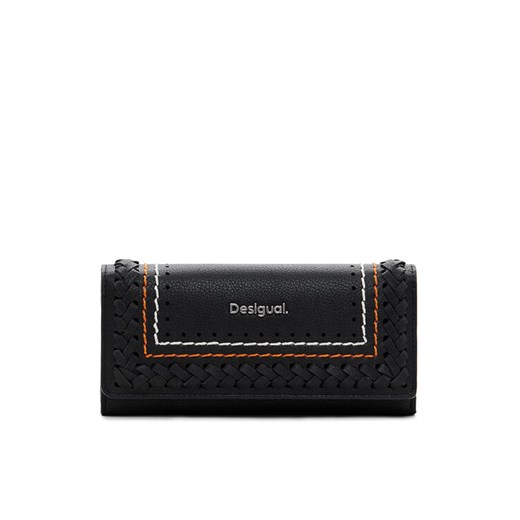Desigual Duży Portfel Damski 25SAYP21 Czarny ze sklepu MODIVO w kategorii Portfele damskie - zdjęcie 182710782