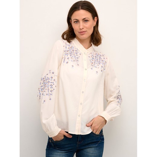 Cream Koszula Crvellan 10611734 Biały Regular Fit ze sklepu MODIVO w kategorii Koszule damskie - zdjęcie 182710824