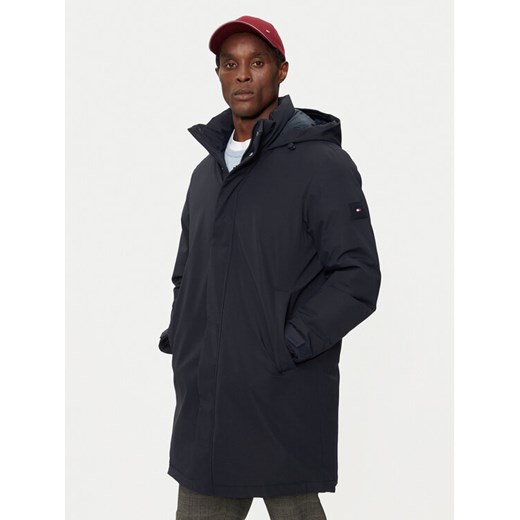 Tommy Hilfiger Parka MW0MW37369 Granatowy Regular Fit ze sklepu MODIVO w kategorii Parki męskie - zdjęcie 182710854
