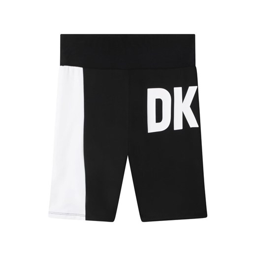 DKNY Szorty sportowe D34A89 S Czarny Regular Fit ze sklepu MODIVO w kategorii Spodenki chłopięce - zdjęcie 182710872