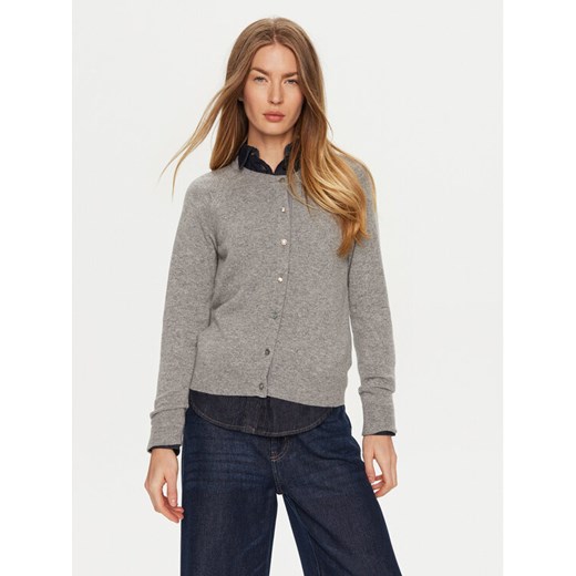 ViCOLO Kardigan 22048S Szary Regular Fit ze sklepu MODIVO w kategorii Swetry damskie - zdjęcie 182710923