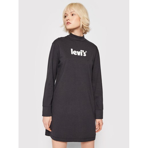 Levi's® Sukienka codzienna A1773-0001 Czarny Regular Fit ze sklepu MODIVO w kategorii Sukienki - zdjęcie 182710994