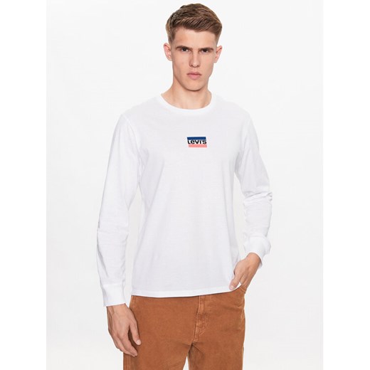 Levi's® Longsleeve Graphic Mini 36015-0158 Biały Regular Fit ze sklepu MODIVO w kategorii T-shirty męskie - zdjęcie 182711010