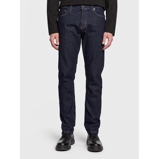 Calvin Klein Jeansy Rinse K10K111241 Granatowy Slim Fit ze sklepu MODIVO w kategorii Jeansy męskie - zdjęcie 182711094