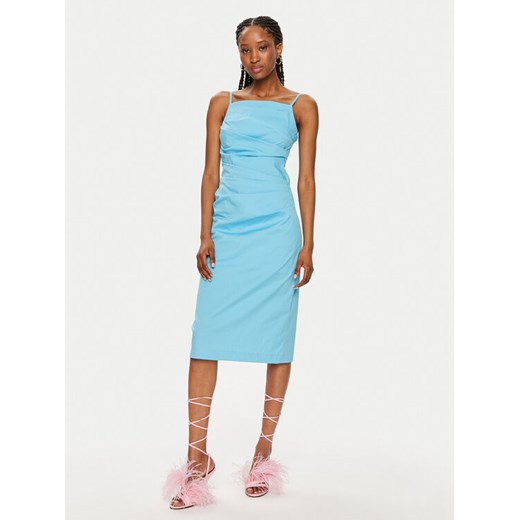 Marella Sukienka letnia Roxs 2413221382 Niebieski Slim Fit ze sklepu MODIVO w kategorii Sukienki - zdjęcie 182711123