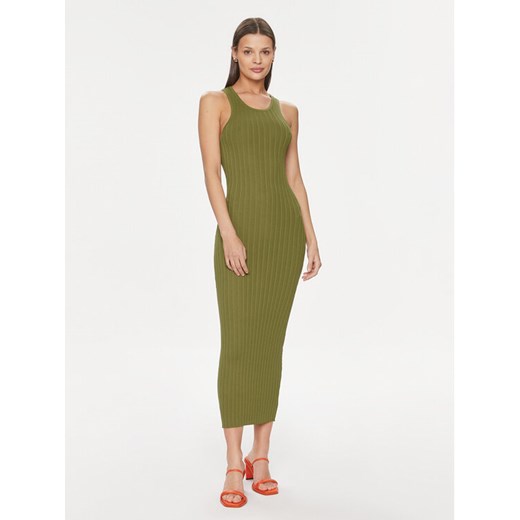Silvian Heach Sukienka codzienna GPP24020VE Zielony Bodycon Fit ze sklepu MODIVO w kategorii Sukienki - zdjęcie 182711160