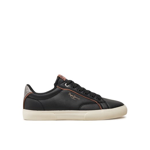 Pepe Jeans Sneakersy Style PLS31564 Czarny ze sklepu MODIVO w kategorii Buty sportowe damskie - zdjęcie 182711233