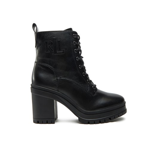 Lauren Ralph Lauren Botki 802937826001 Czarny ze sklepu MODIVO w kategorii Botki - zdjęcie 182711362