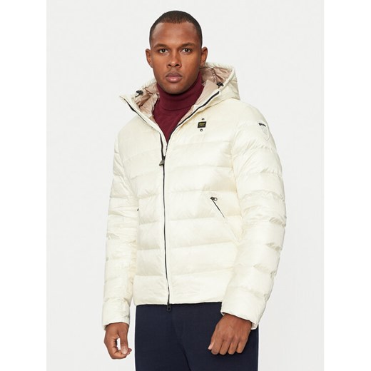 Blauer Kurtka puchowa 24WBLUC03023 Écru Regular Fit ze sklepu MODIVO w kategorii Kurtki męskie - zdjęcie 182711382