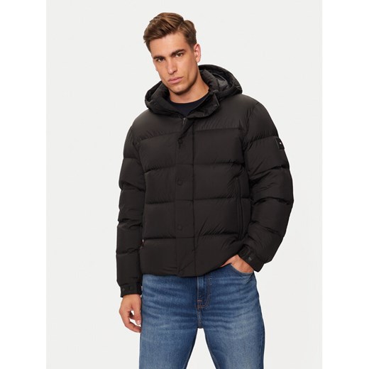 Tommy Hilfiger Kurtka puchowa MW0MW36569 Czarny Regular Fit ze sklepu MODIVO w kategorii Kurtki męskie - zdjęcie 182711384