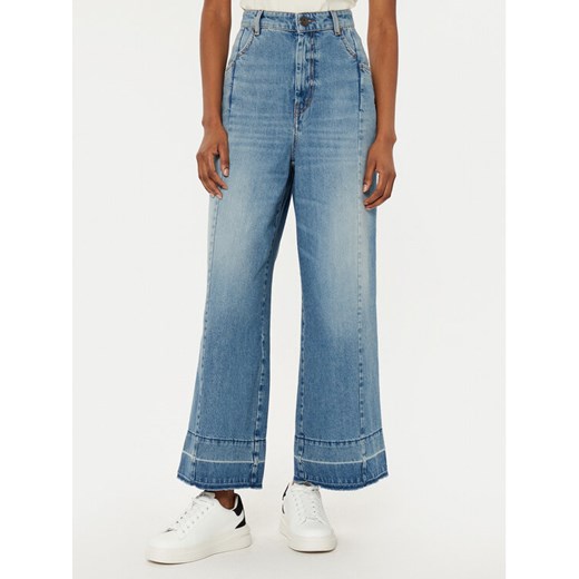 Weekend Max Mara Jeansy Agenda 2515181031 Niebieski Wide Leg ze sklepu MODIVO w kategorii Jeansy damskie - zdjęcie 182711434