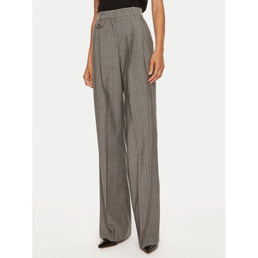 Boss Spodnie materiałowe Tetiama 50525850 Szary Relaxed Fit 48 MODIVO