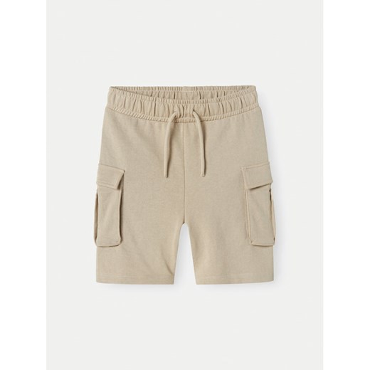 NAME IT Szorty sportowe Mollie 13240449 Beżowy Regular Fit ze sklepu MODIVO w kategorii Spodenki chłopięce - zdjęcie 182711482