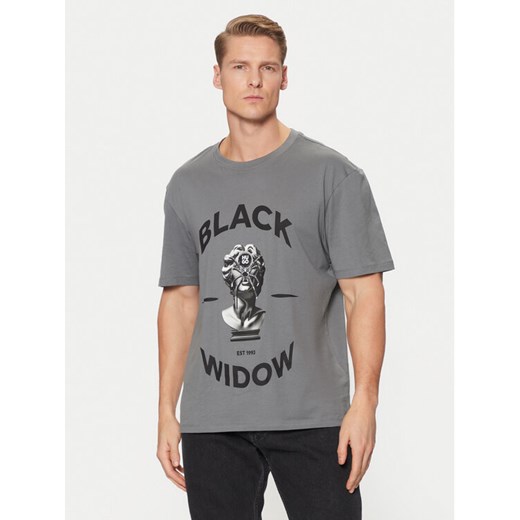 HUGO T-Shirt Dostalgi 50530684 Szary Relaxed Fit ze sklepu MODIVO w kategorii T-shirty męskie - zdjęcie 182711504