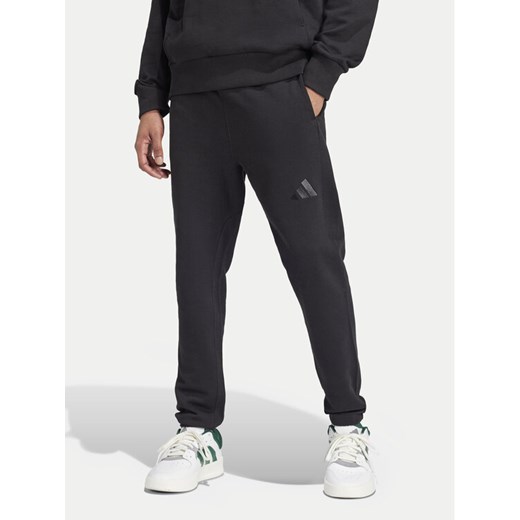 adidas Spodnie dresowe ALL SZN French Terry IV5216 Czarny Loose Fit ze sklepu MODIVO w kategorii Spodnie męskie - zdjęcie 182711544