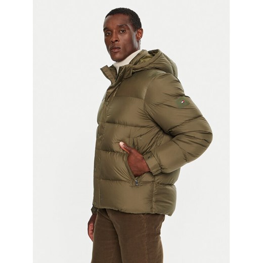 Tommy Hilfiger Kurtka puchowa MW0MW36569 Zielony Regular Fit ze sklepu MODIVO w kategorii Kurtki męskie - zdjęcie 182711563