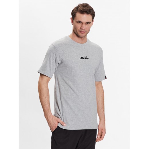 Ellesse T-Shirt Ollio SHP16463 Szary Regular Fit ze sklepu MODIVO w kategorii T-shirty męskie - zdjęcie 182711573