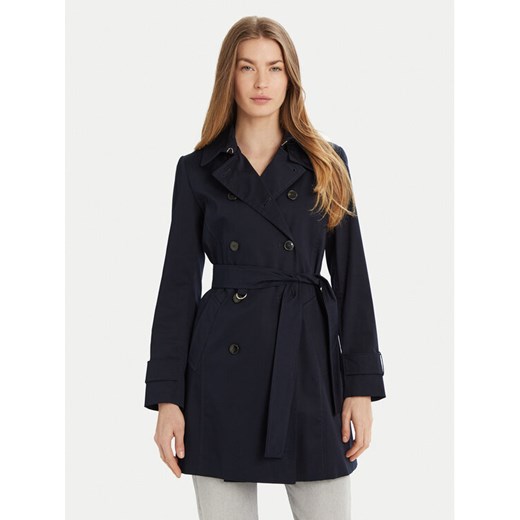 Marella Trencz Roseto 2513021021 Granatowy Regular Fit ze sklepu MODIVO w kategorii Płaszcze damskie - zdjęcie 182711610