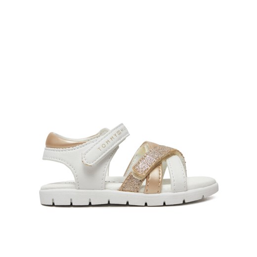 Tommy Hilfiger Sandały Velcro Sandal T1A2-33770-0273 M Biały ze sklepu MODIVO w kategorii Sandały dziecięce - zdjęcie 182711680