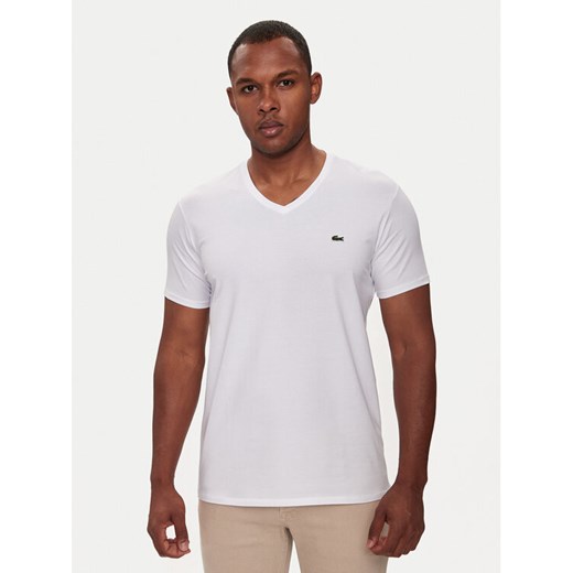 Lacoste T-Shirt TH0999 Biały Regular Fit Lacoste 3 MODIVO
