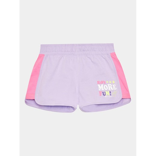Champion Szorty sportowe 404683 Fioletowy Regular Fit ze sklepu MODIVO w kategorii Spodenki dziewczęce - zdjęcie 182711833