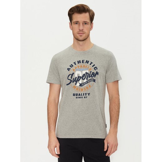 Blend T-Shirt 20717758 Szary Regular Fit ze sklepu MODIVO w kategorii T-shirty męskie - zdjęcie 182711840