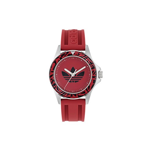 adidas Zegarek Expression One AOFH24513 Czerwony ze sklepu MODIVO w kategorii Zegarki - zdjęcie 182711871