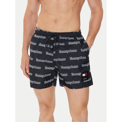 Tommy Hilfiger Szorty kąpielowe UM0UM03150 Granatowy Regular Fit ze sklepu MODIVO w kategorii Kąpielówki - zdjęcie 182711924