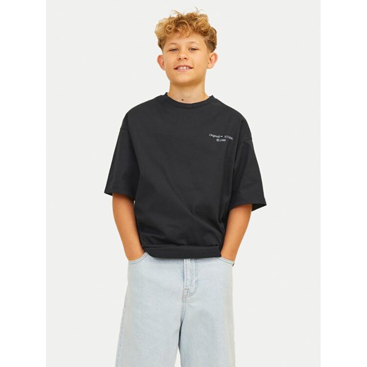 Jack&Jones Junior T-Shirt Noho Back Graphic 12263186 Czarny Relaxed Fit ze sklepu MODIVO w kategorii T-shirty chłopięce - zdjęcie 182711970