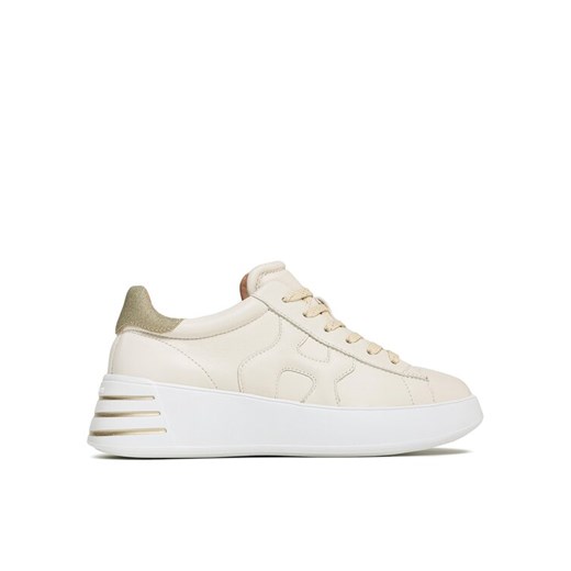 HOGAN Sneakersy HXW5640DN61RCB Écru ze sklepu MODIVO w kategorii Buty sportowe damskie - zdjęcie 182711974