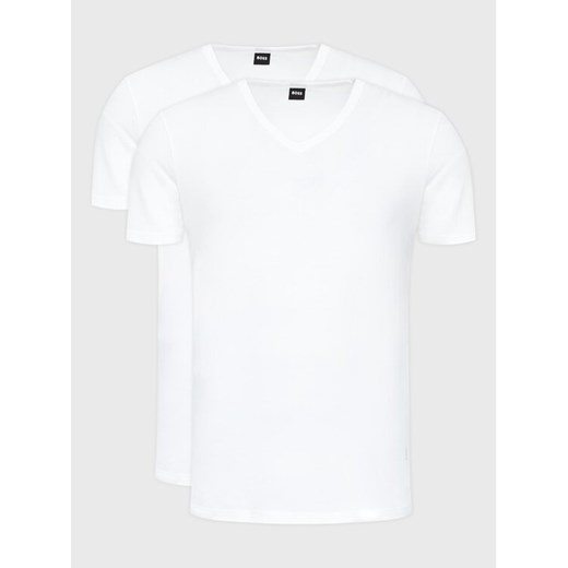 Boss Komplet 2 t-shirtów Modern 50475292 Biały Slim Fit ze sklepu MODIVO w kategorii T-shirty męskie - zdjęcie 182712030