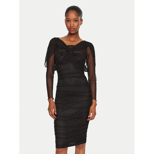 Rinascimento Sukienka koktajlowa CFC0121017003 Czarny Slim Fit ze sklepu MODIVO w kategorii Sukienki - zdjęcie 182712104