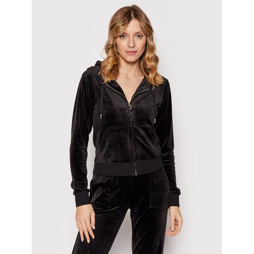 Juicy Couture Bluza Robertson JCAP176 Czarny Slim Fit ze sklepu MODIVO w kategorii Bluzy damskie - zdjęcie 182712121
