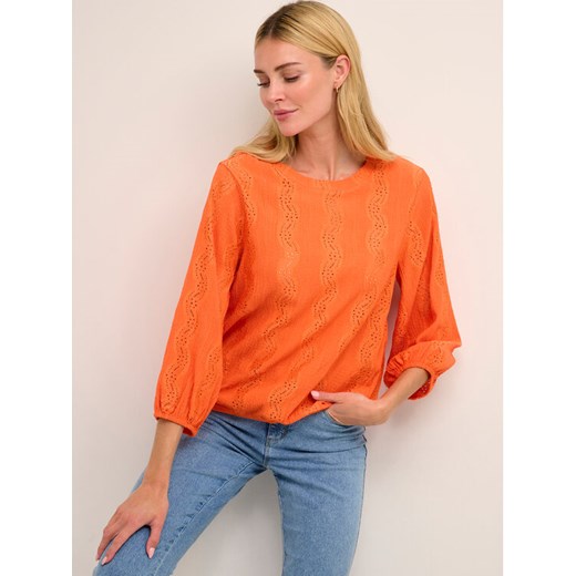 Kaffe T-Shirt Tio 10507286 Pomarańczowy Loose Fit ze sklepu MODIVO w kategorii Bluzki damskie - zdjęcie 182712133