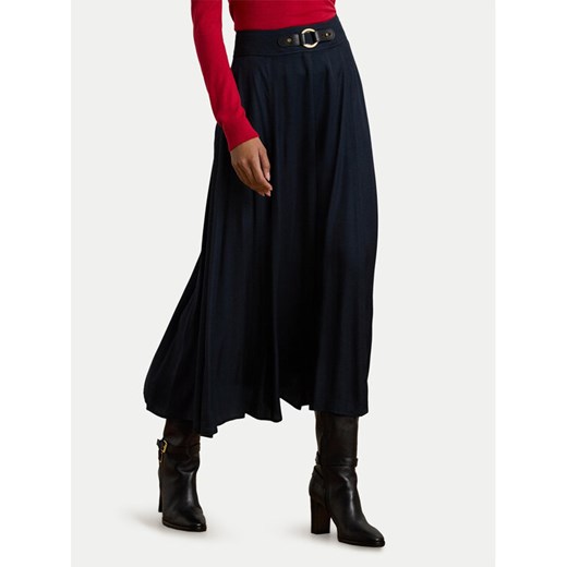 LAUREN RALPH LAUREN Spódnica maxi 200962242001 Granatowy Regular Fit ze sklepu MODIVO w kategorii Spódnice - zdjęcie 182712154