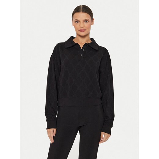 Hugo Bluza Deselia 50517120 Czarny Loose Fit ze sklepu MODIVO w kategorii Bluzy damskie - zdjęcie 182712184