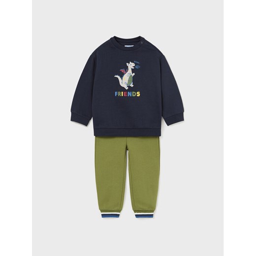 Mayoral Komplet bluza i spodnie materiałowe 2.874 Niebieski Regular Fit ze sklepu MODIVO w kategorii Dresy dla niemowlaka - zdjęcie 182712240